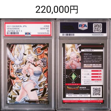 委託品。
ウェヌスモンPSA10です。